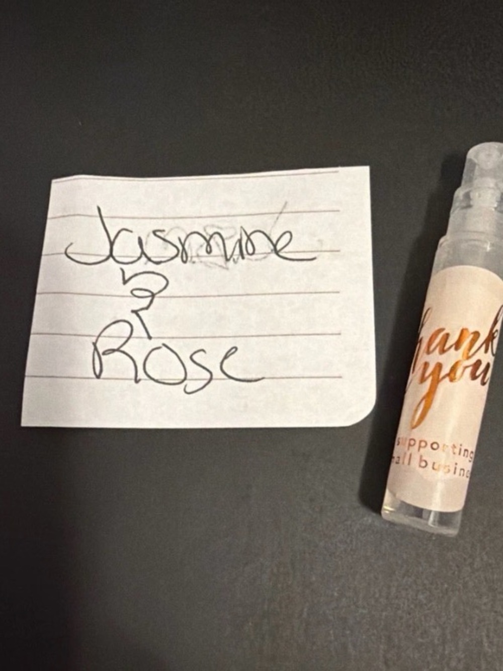 Thank You Jasmine & Rose Body Oil Spray - Cream Accent